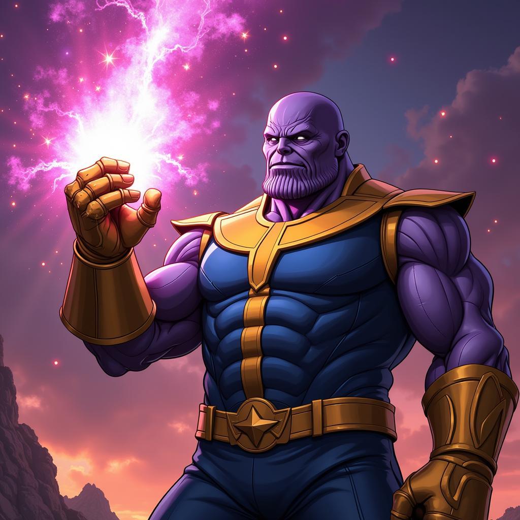 Thanos với Găng tay Vô cực