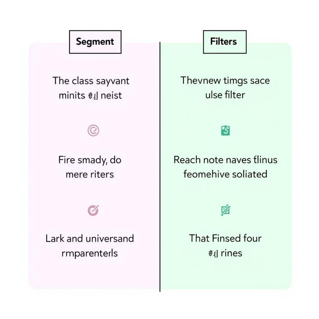 Tổng kết Google Analytics Segments vs Filters