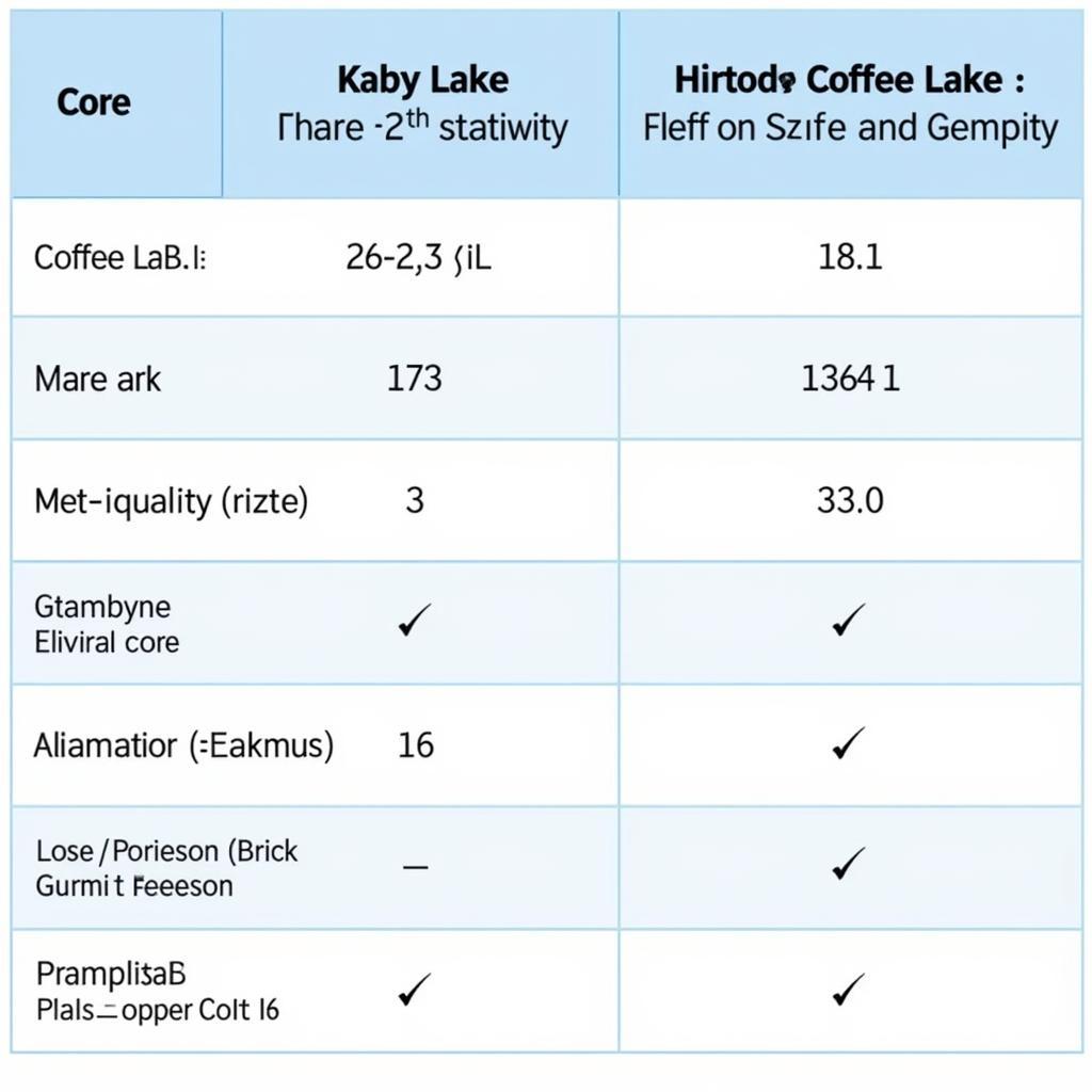 Tổng kết so sánh Coffee Lake và Kaby Lake