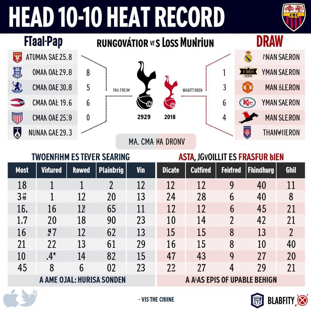 Lịch sử đối đầu giữa Tottenham và Frankfurt