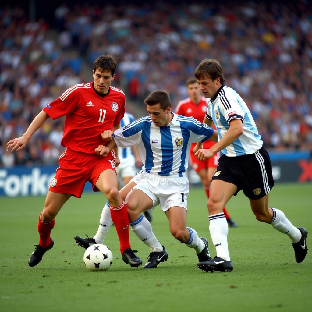 Trận đấu Netherlands vs Argentina 1998 hiệp 1