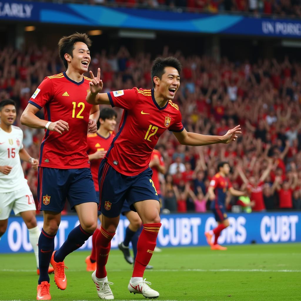 Trận đấu Spain vs Japan tại World Cup 2022