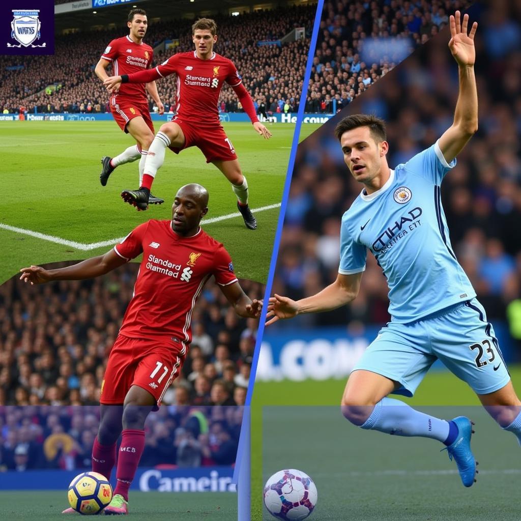 Những pha bóng đẹp mắt trong trận đấu Liverpool vs Man City