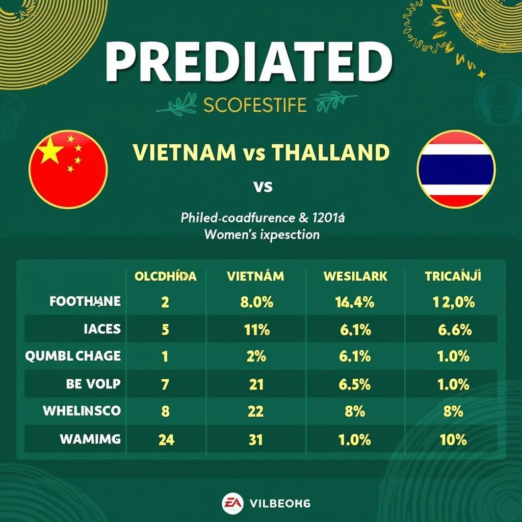 Dự đoán tỉ số trận đấu trực tiếp tuyển nữ Việt Nam vs Thái Lan