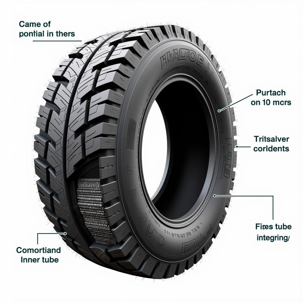 Cấu tạo lốp Tubular Tire