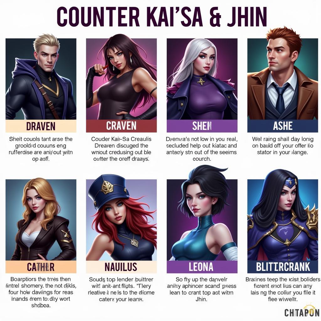 Các tướng khắc chế Kai'Sa và Jhin hiệu quả