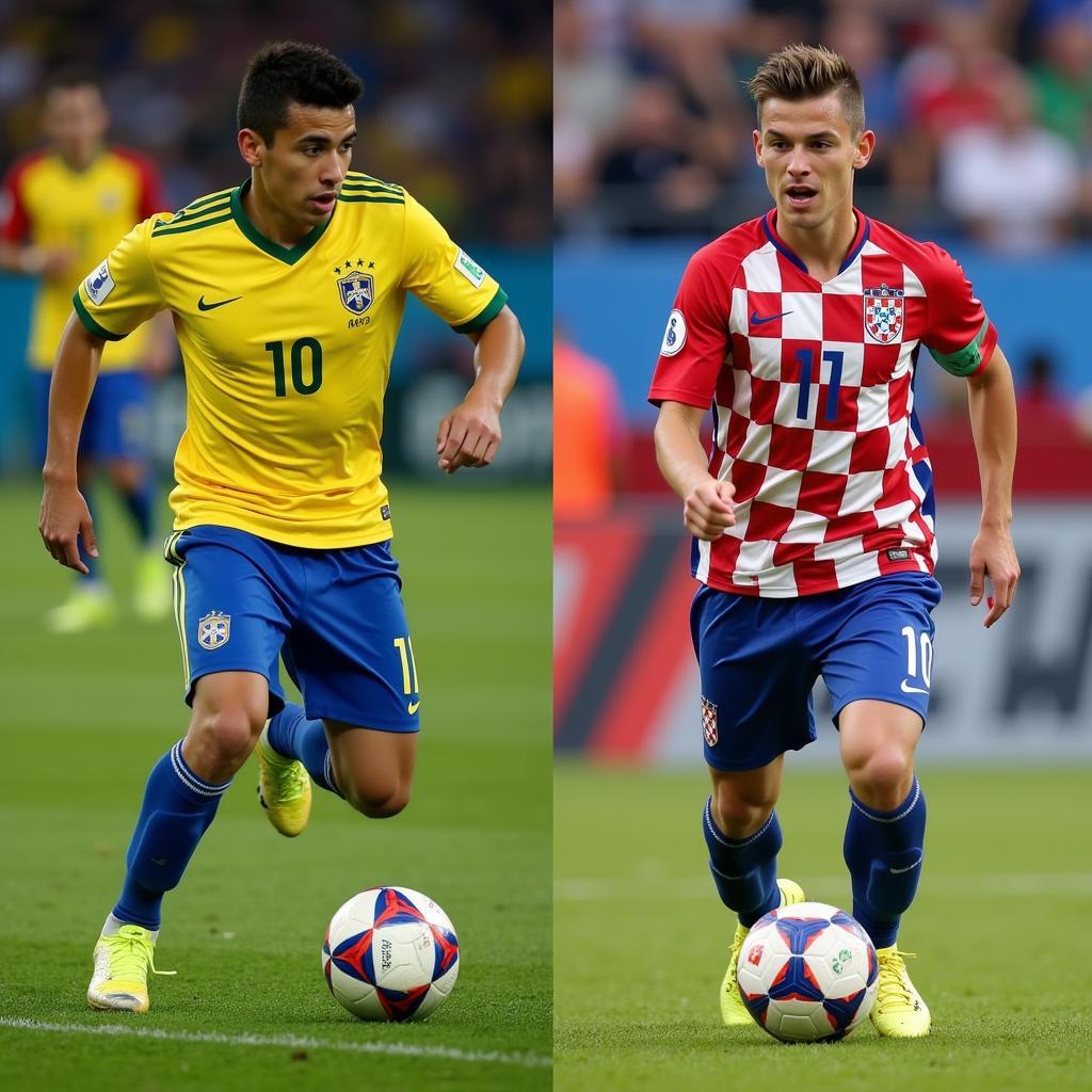 Tương lai Brazil vs Croatia: Những ngôi sao trẻ