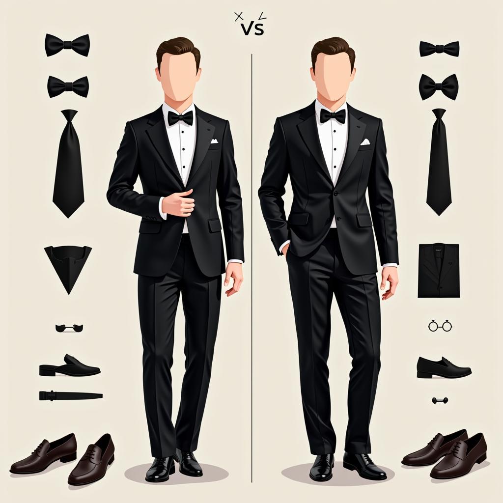 Phụ kiện Tuxedo và Suit