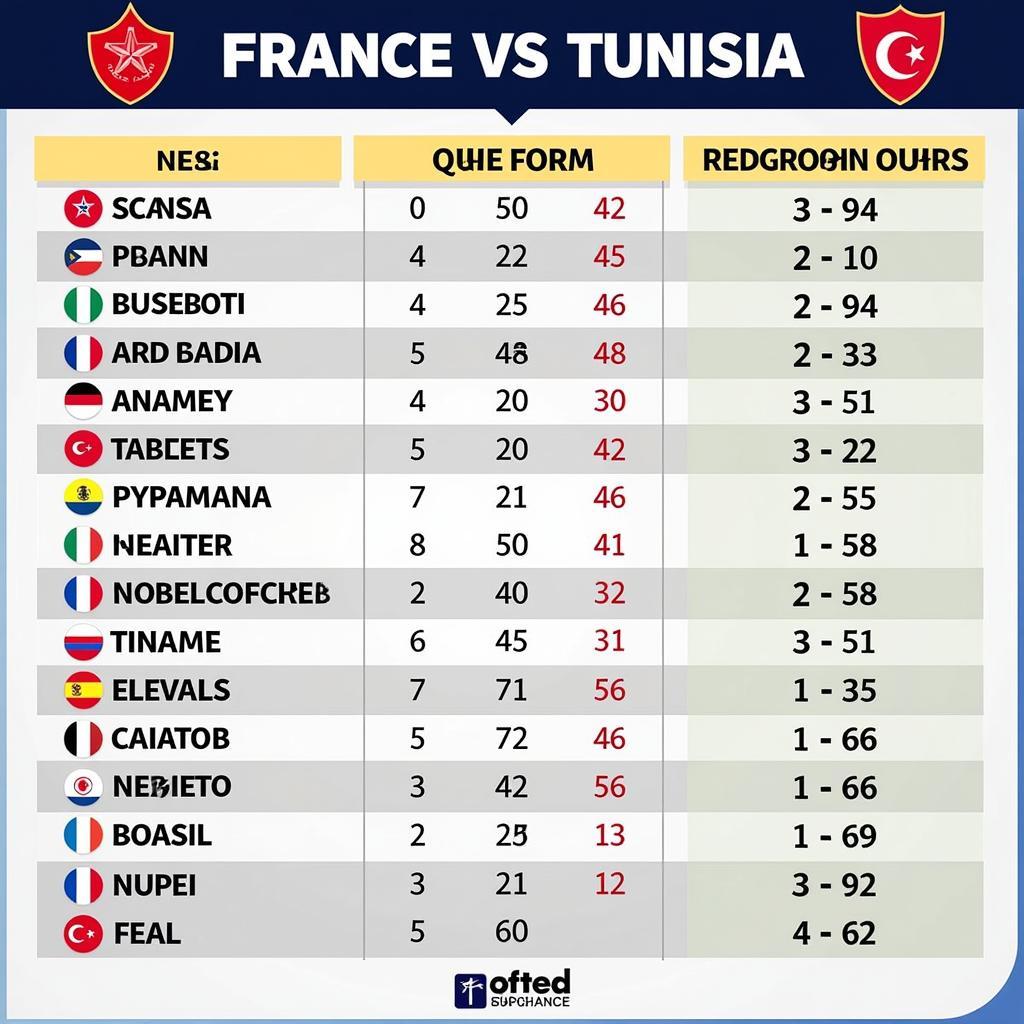 Phân tích chi tiết tỷ lệ kèo Pháp vs Tunisia