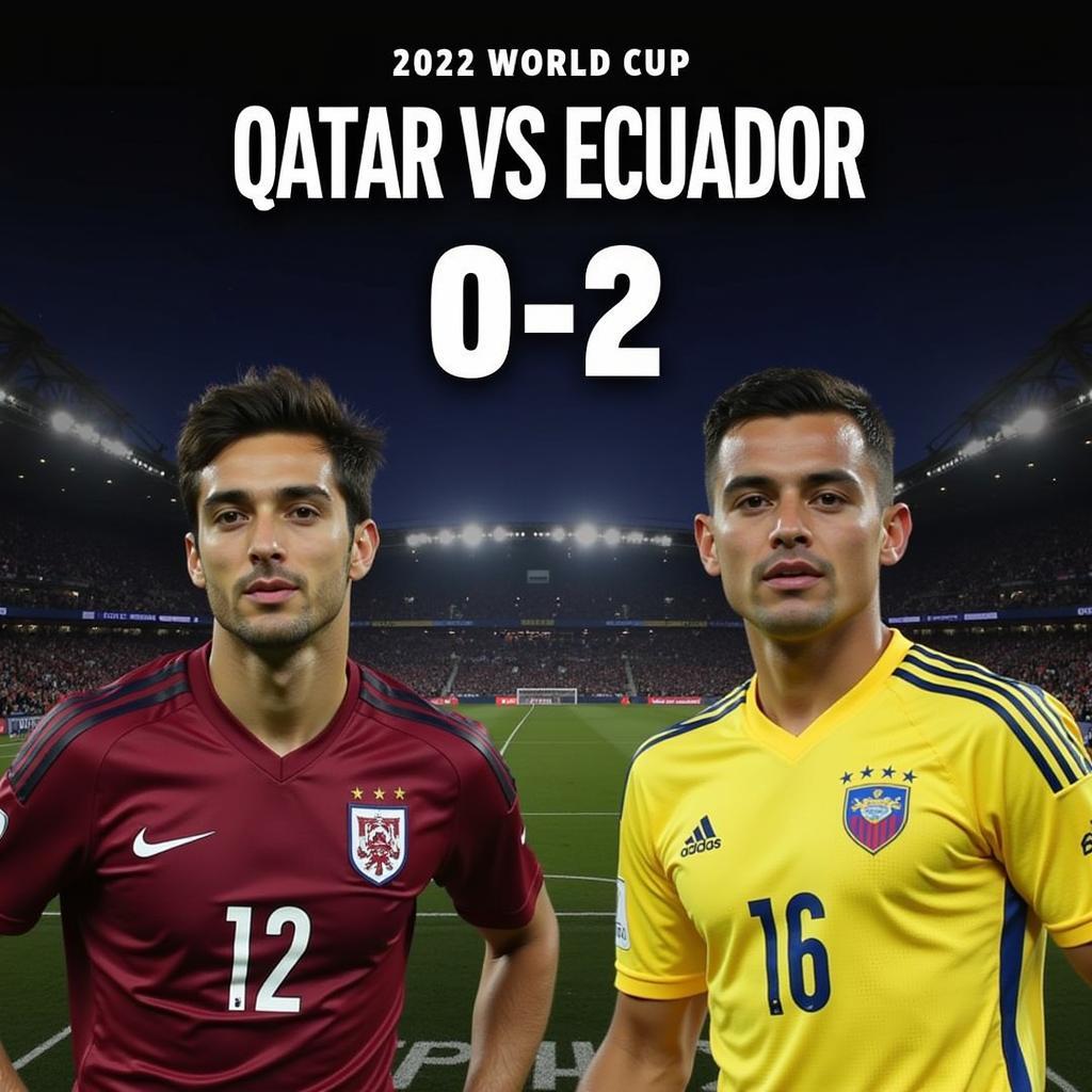 Tỷ số Qatar vs Ecuador tại World Cup 2022