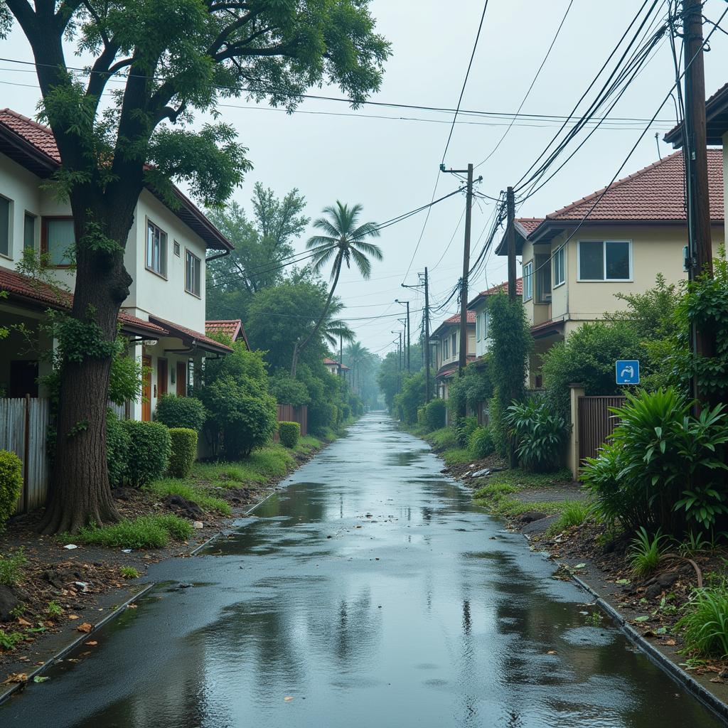 Ảnh hưởng của bão và cuồng phong