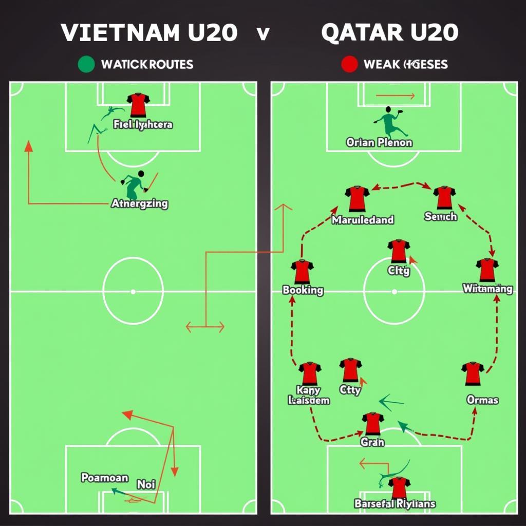 U20 Việt Nam vs Qatar: Chiến thuật