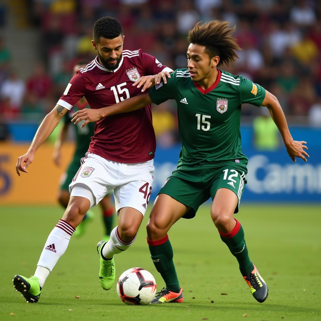 U23 Mexico và U23 Qatar đối đầu kịch tính