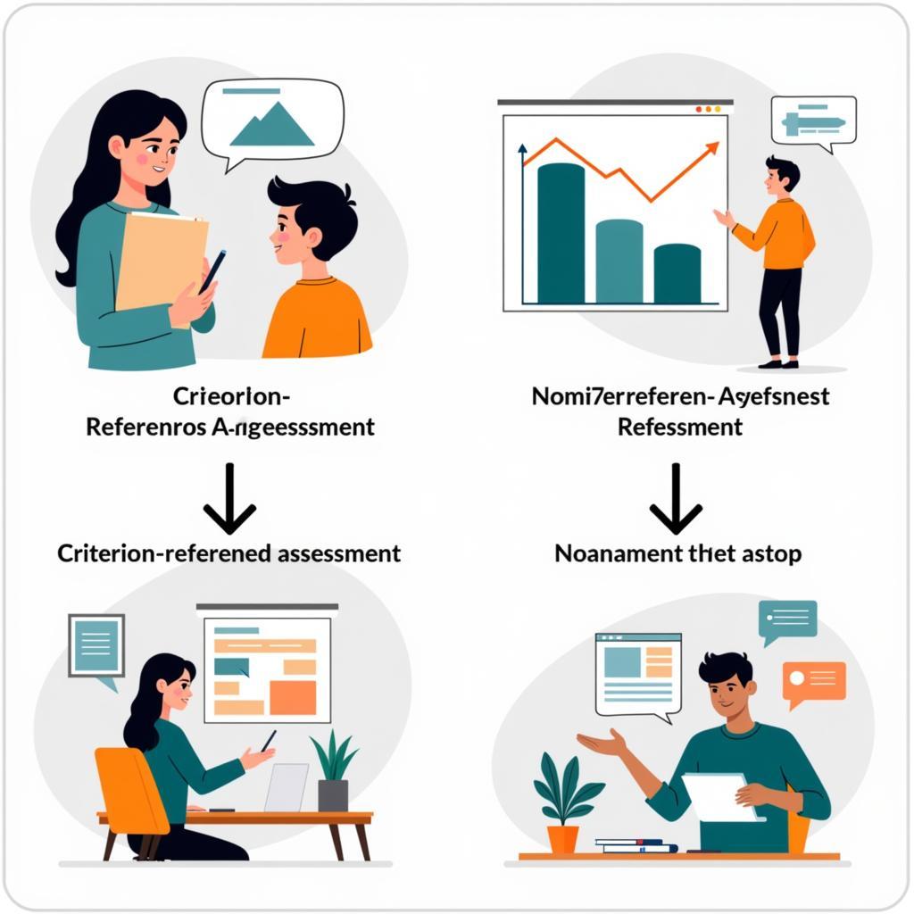 Ứng dụng của Criterion Referenced Assessment và Norm Referenced Assessment