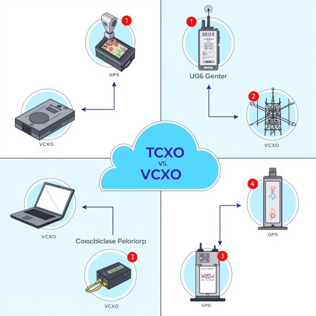 Ứng dụng của TCXO và VCXO trong các thiết bị điện tử