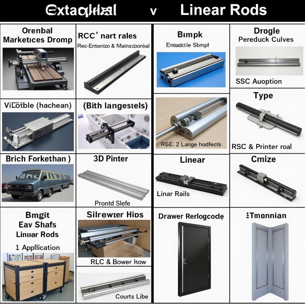 Ứng dụng của Linear Rail và Linear Rod