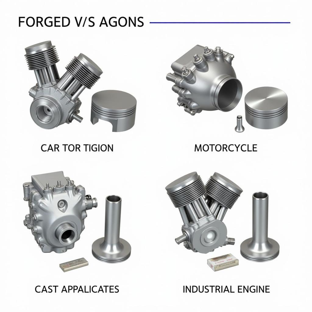 Ứng Dụng Piston Đúc và Piston Đúc