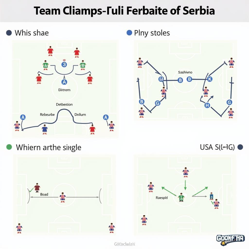 Chiến thuật và điểm mạnh của USA và Serbia