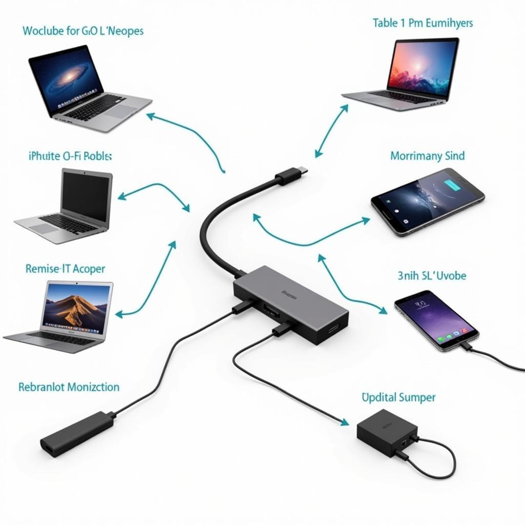 USB-C Dock Tính Tương Thích Cao