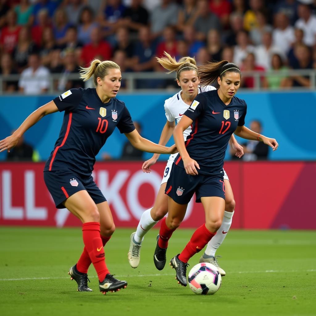 USWNT vs France World Cup 2019 Tứ Kết