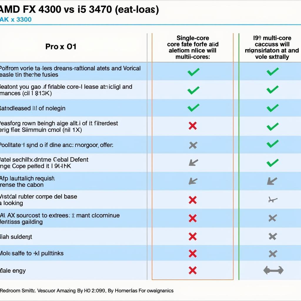 Ưu nhược điểm của AMD FX 4300 và i5 3470