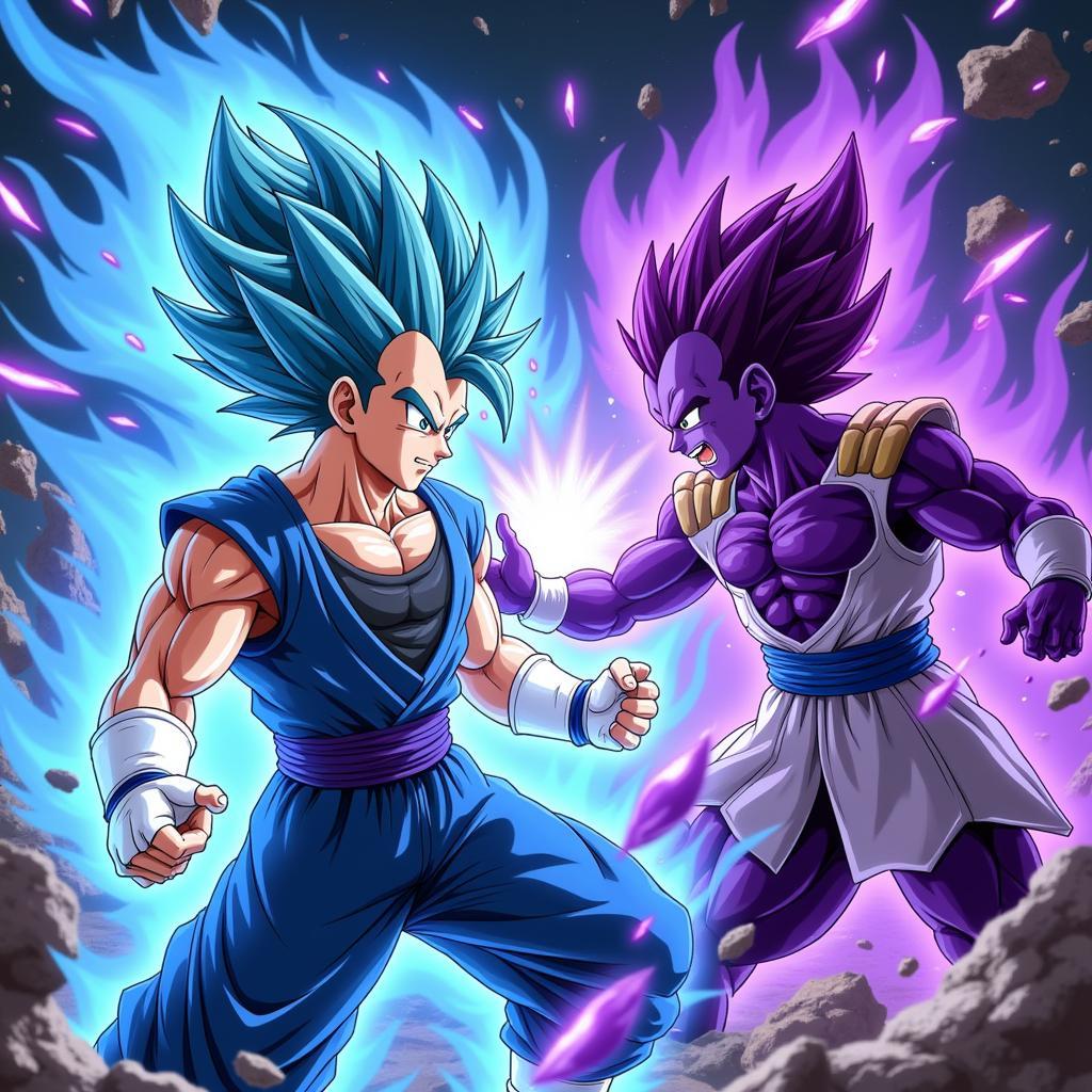 Vegito Blue Đối Đầu Zamasu