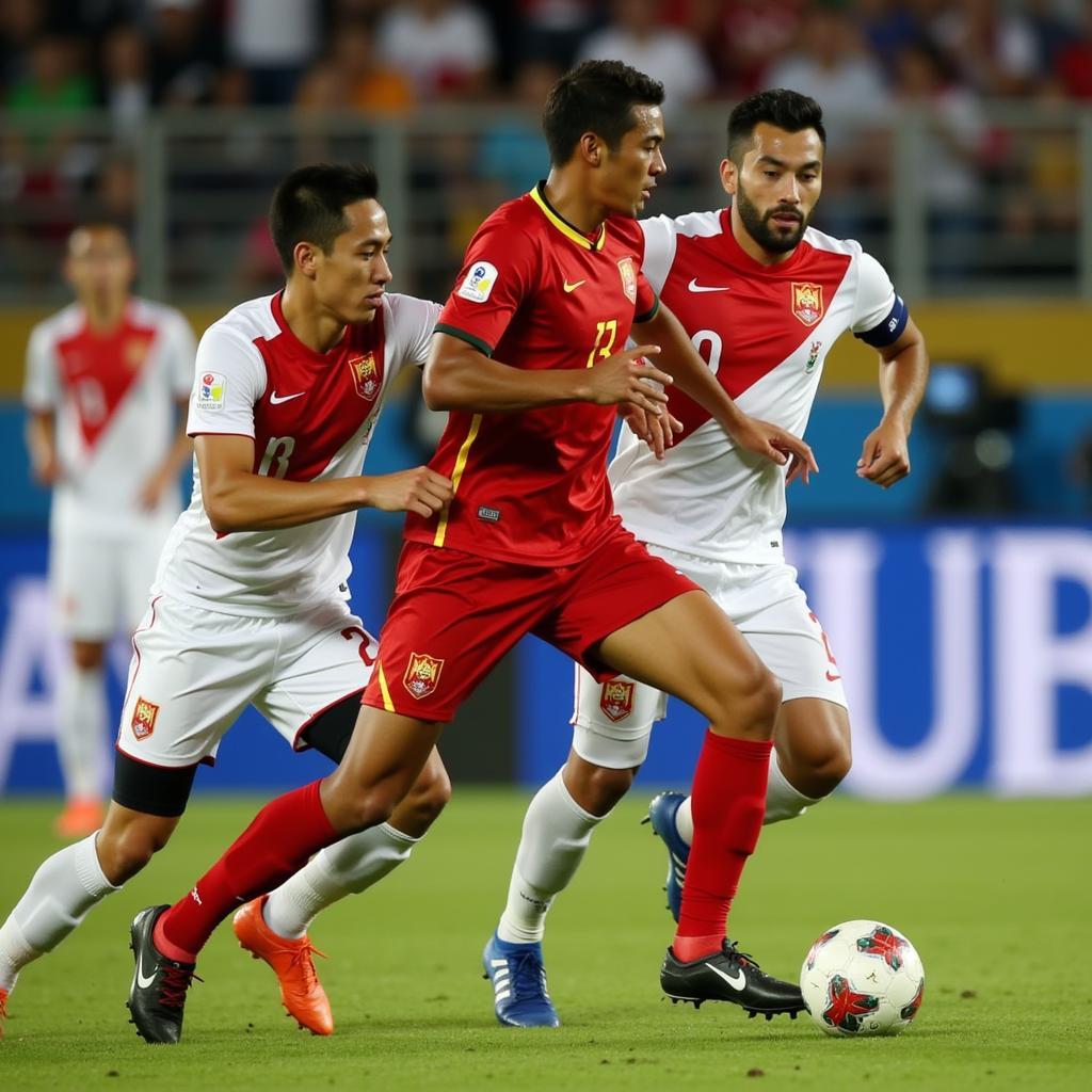 Trận đấu kịch tính giữa Việt Nam và Iraq tại Asian Cup