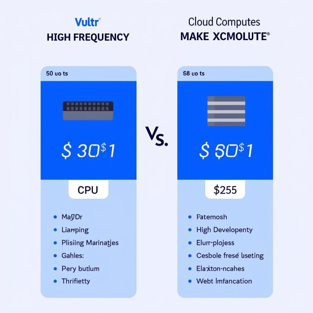 So sánh Vultr High Frequency và Cloud Compute