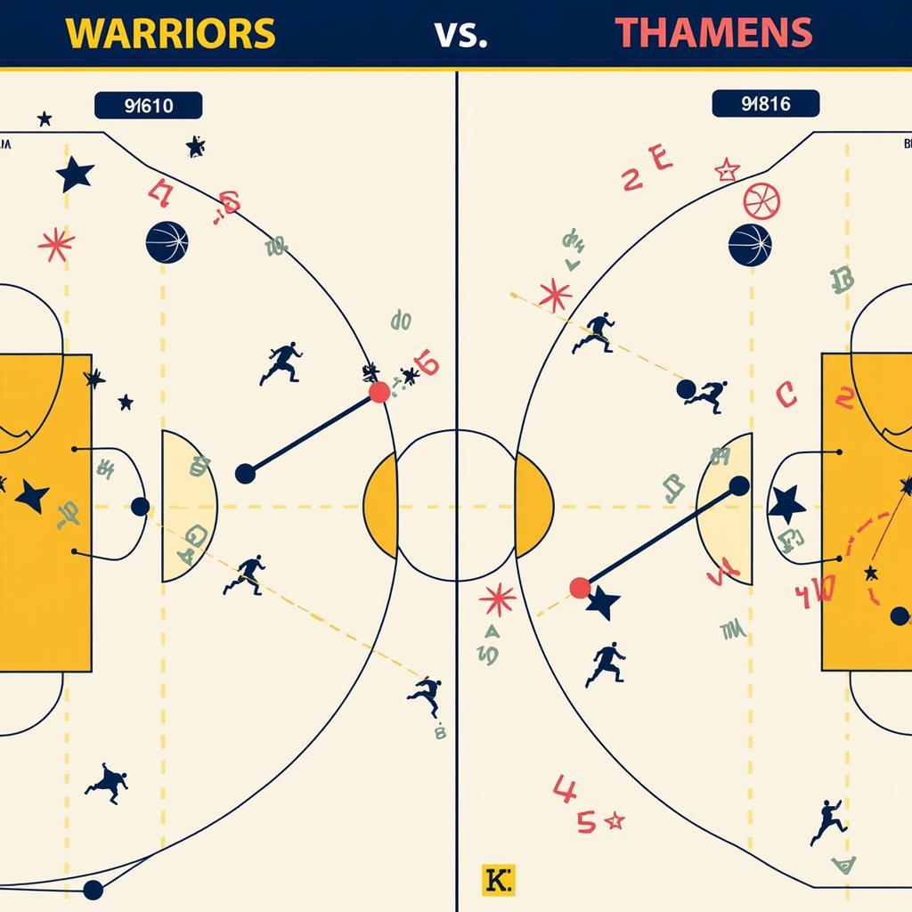 Phân tích chiến thuật và lối chơi của Warriors và Hawks