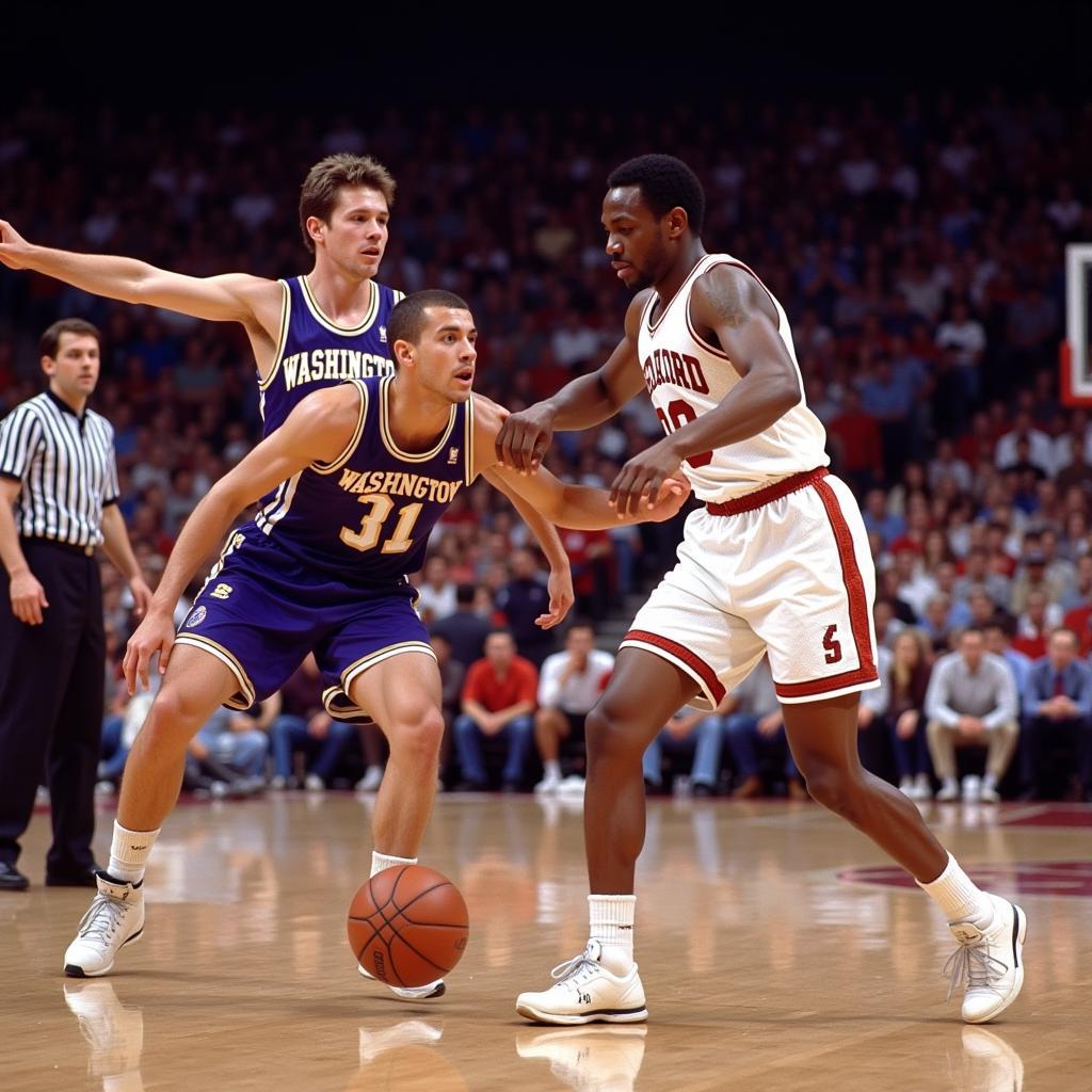 Trận cầu kinh điển Washington vs Stanford Basketball