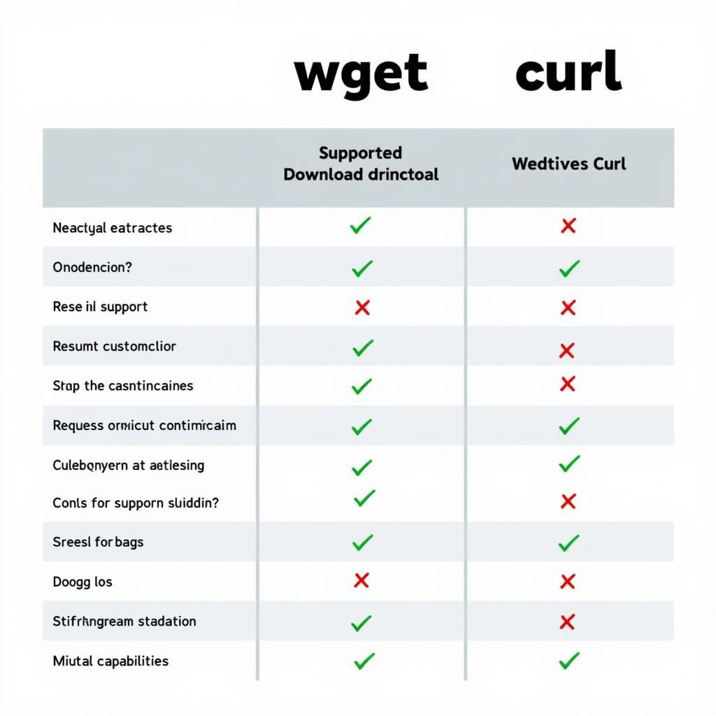 Wget vs Curl so sánh