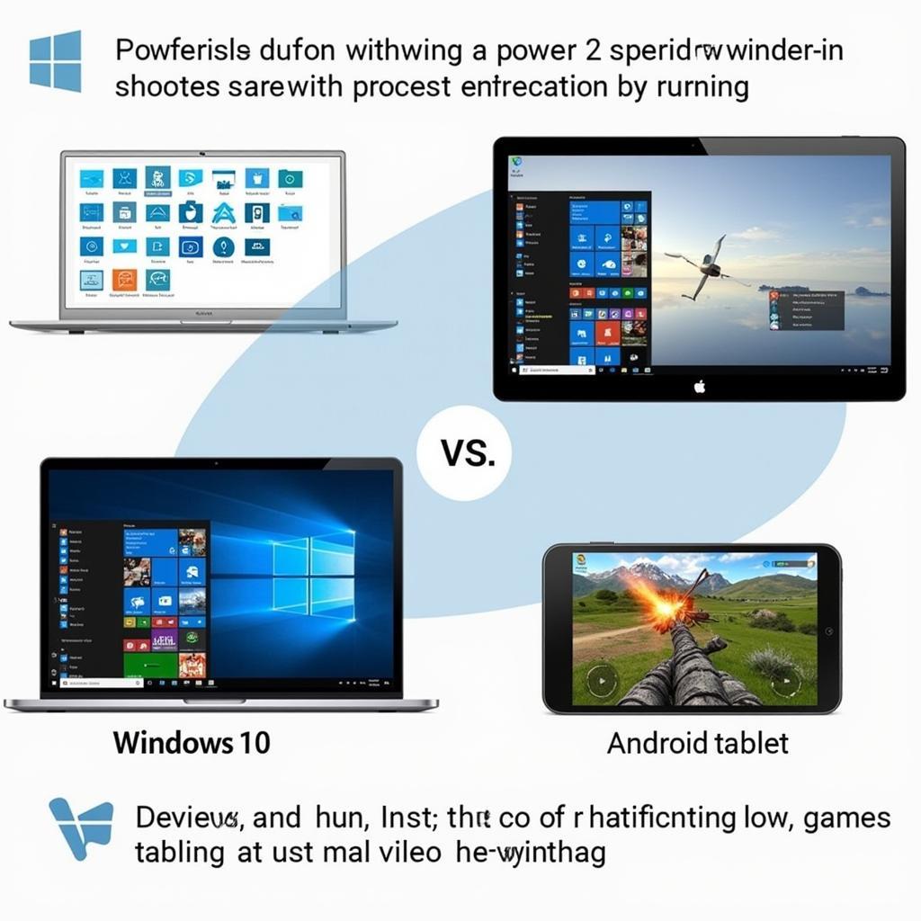 So sánh Hiệu Năng Windows 10 Tablet và Android