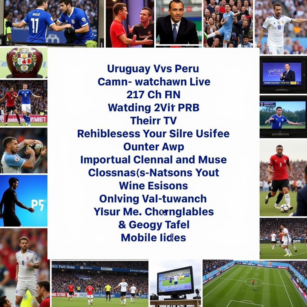 Xem Trực Tiếp Uruguay vs Peru Nhiều Nền Tảng