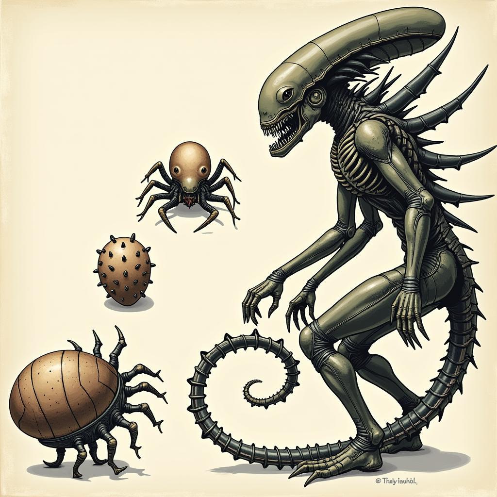 Vòng đời của Xenomorph