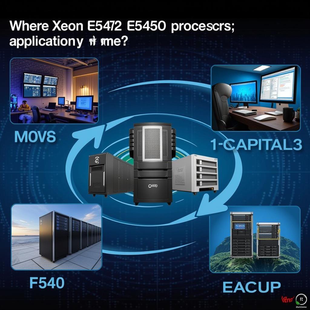 Ứng dụng của Xeon E5472 và E5450