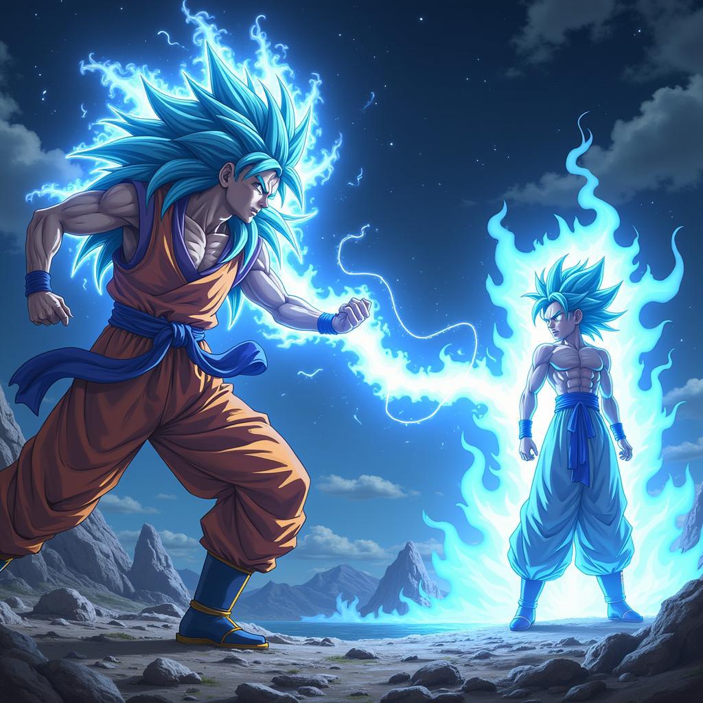 Xicor hấp thụ năng lượng của Goku