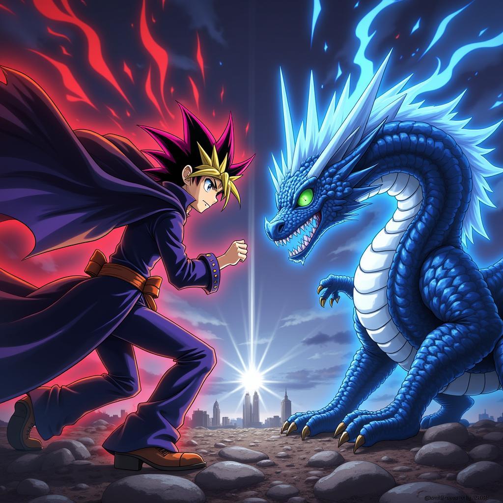 Yugi và Kaiba đối đầu tại Battle City