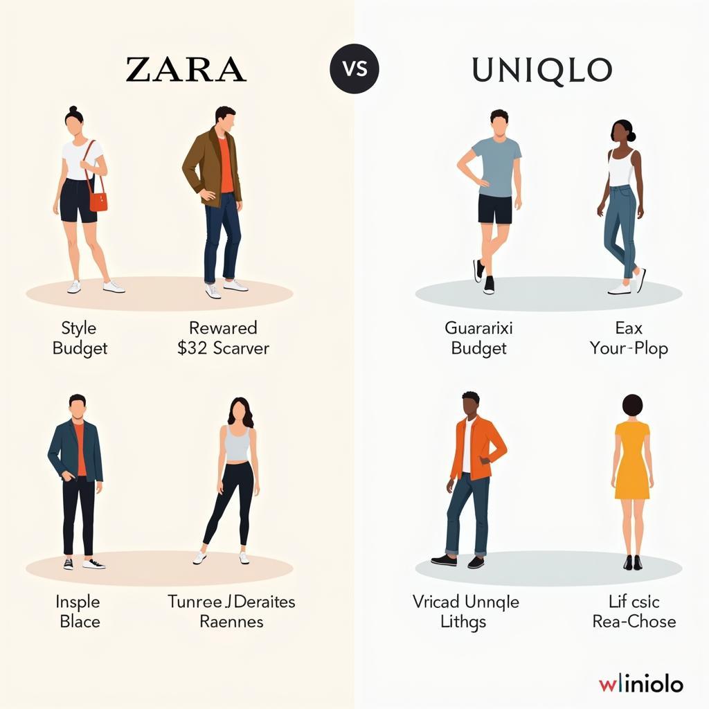 Lựa chọn giữa Zara và Uniqlo