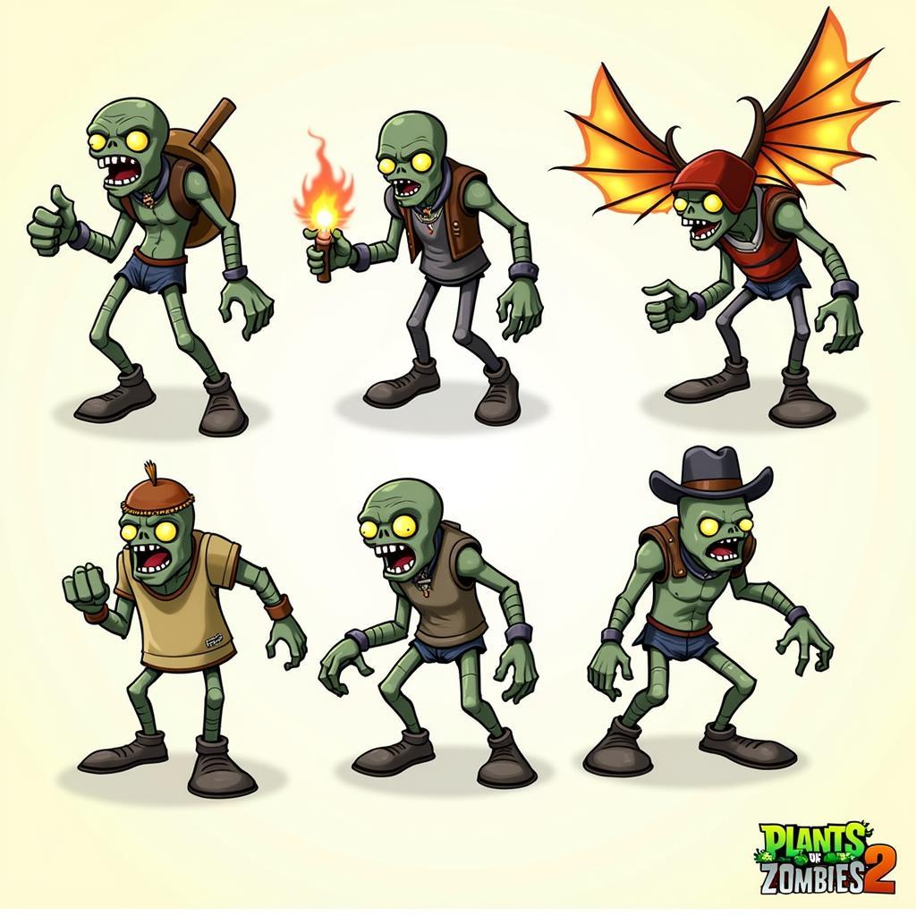 Các loại zombie đặc biệt trong Plants vs. Zombies 2