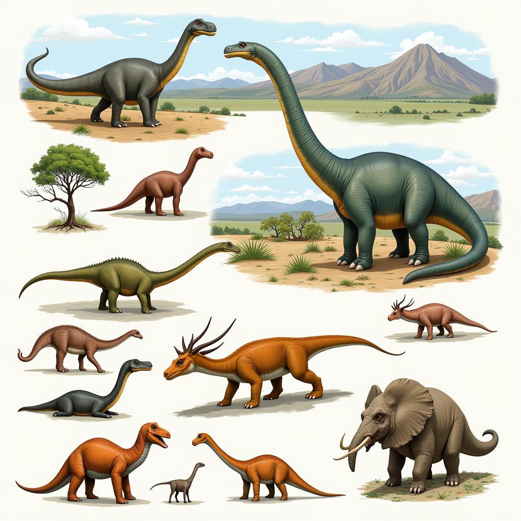 Môi trường sống của Argentinosaurus và Titanosaurus