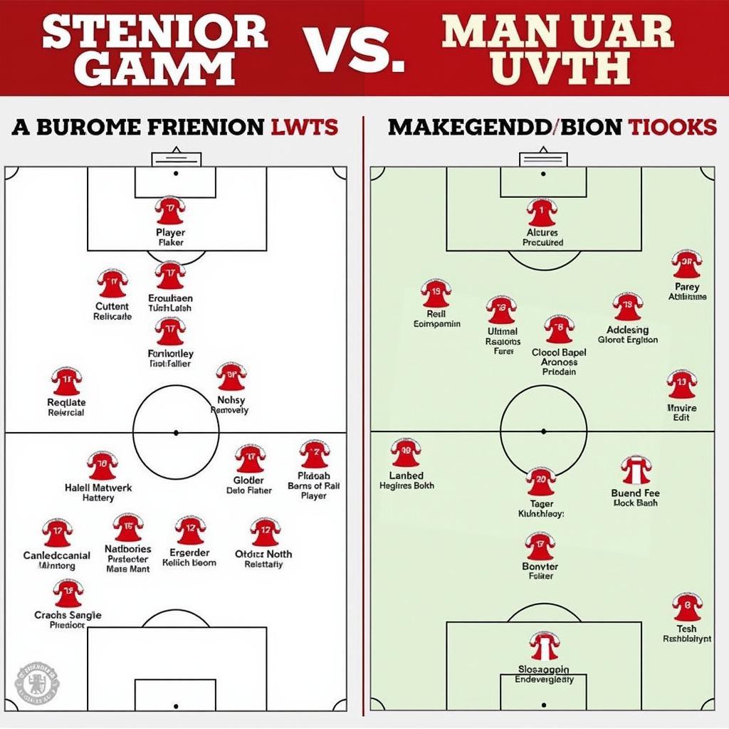 So sánh đội hình và chiến thuật giữa Arsenal và Man Utd