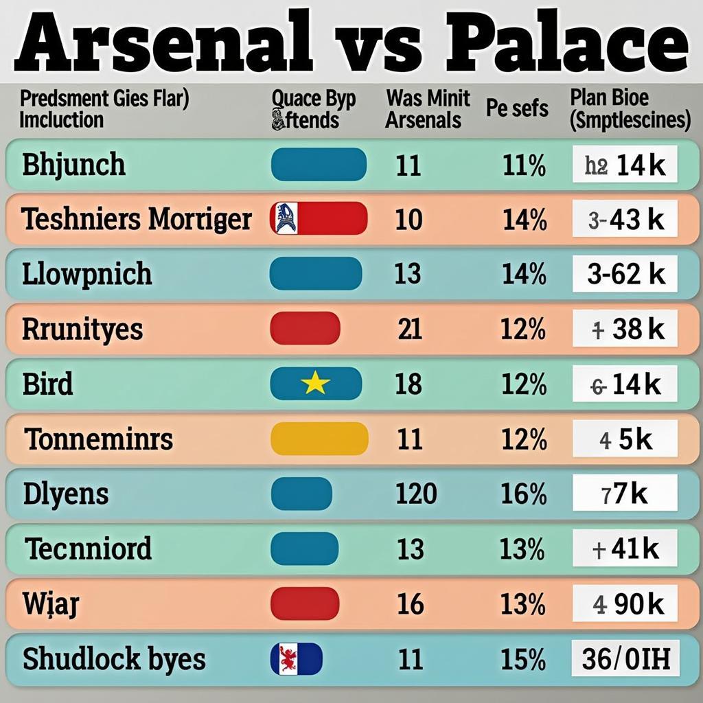 Kết quả dự đoán Arsenal vs Palace