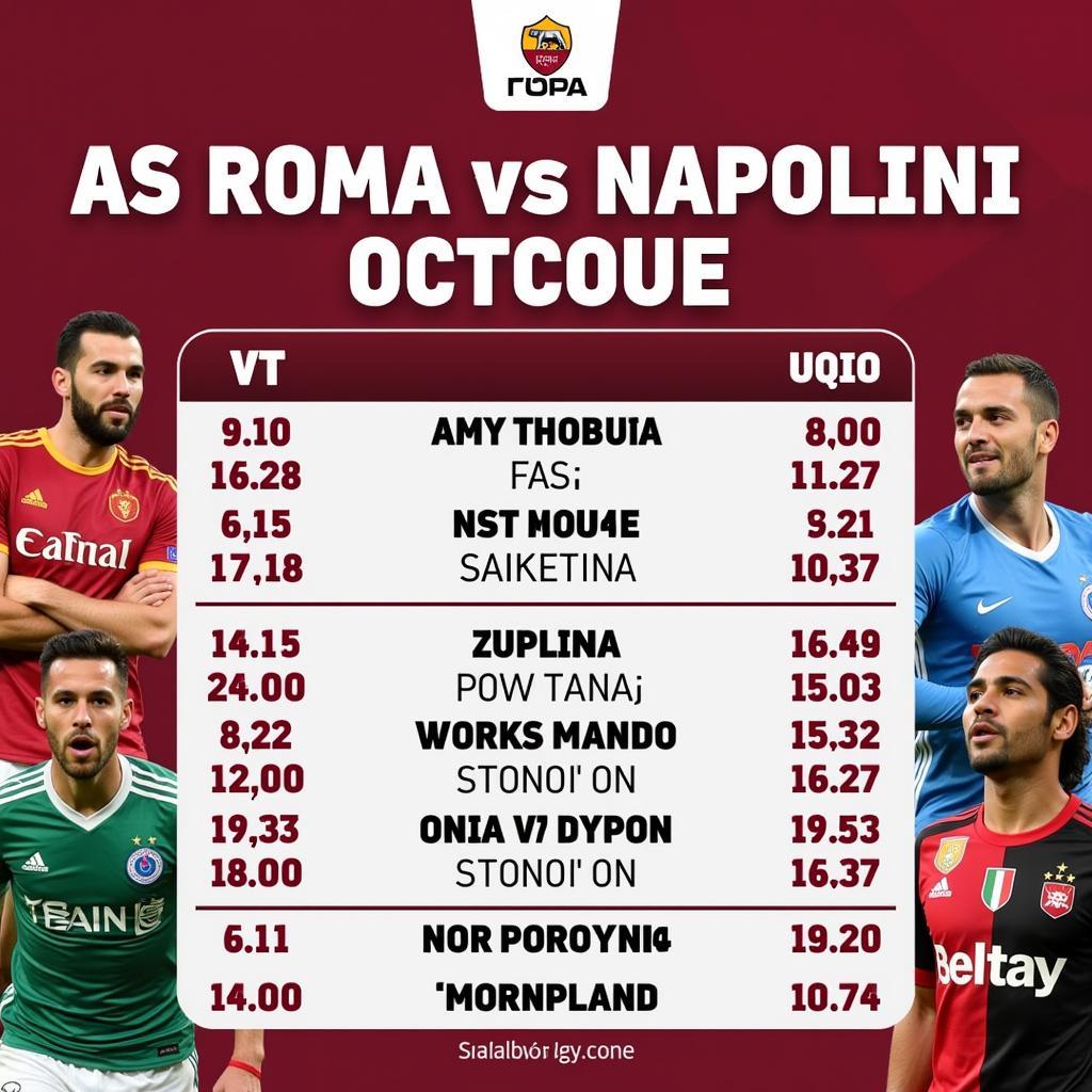 AS Roma vs Napoli: Dự đoán kết quả