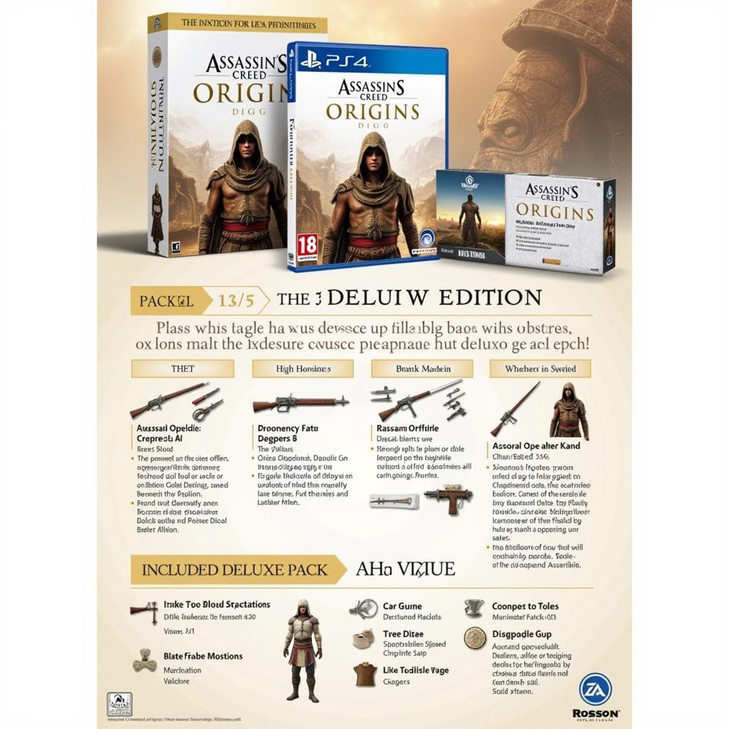 Nội dung Assassin's Creed Origins Deluxe Edition