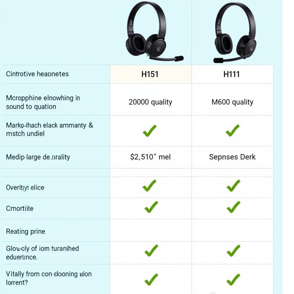 Bảng so sánh Logitech H151 và H111