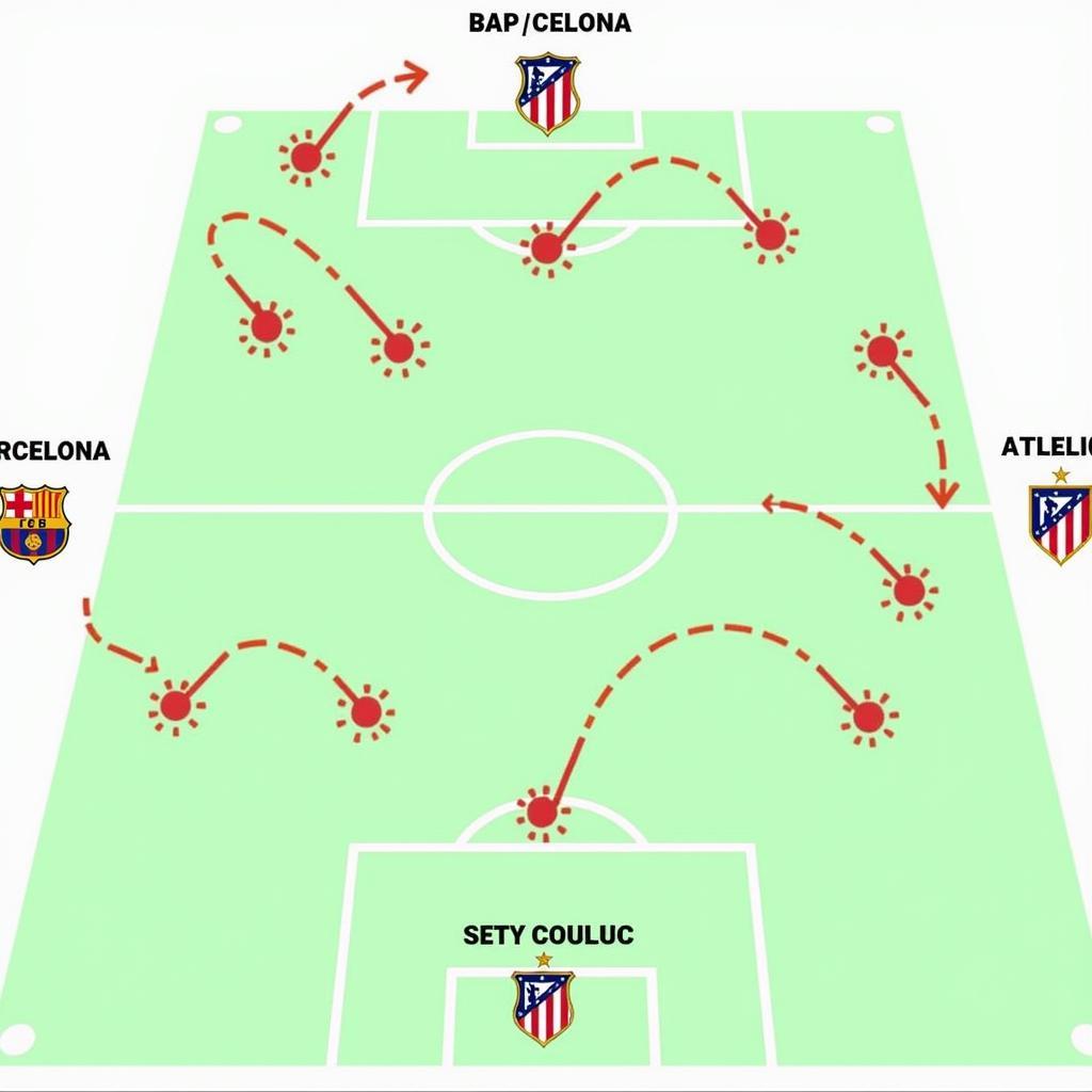 Chiến thuật của Barca vs ATM