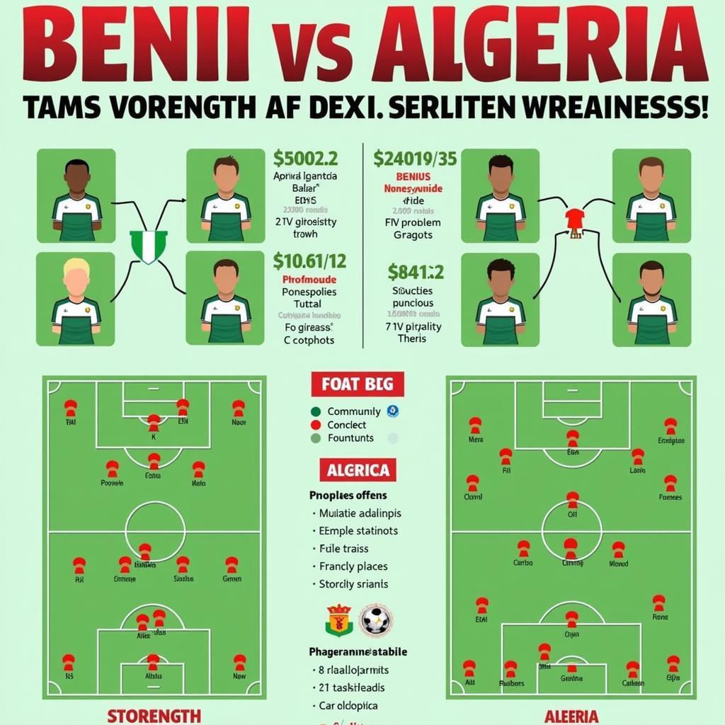 So sánh lực lượng giữa Benin và Algeria