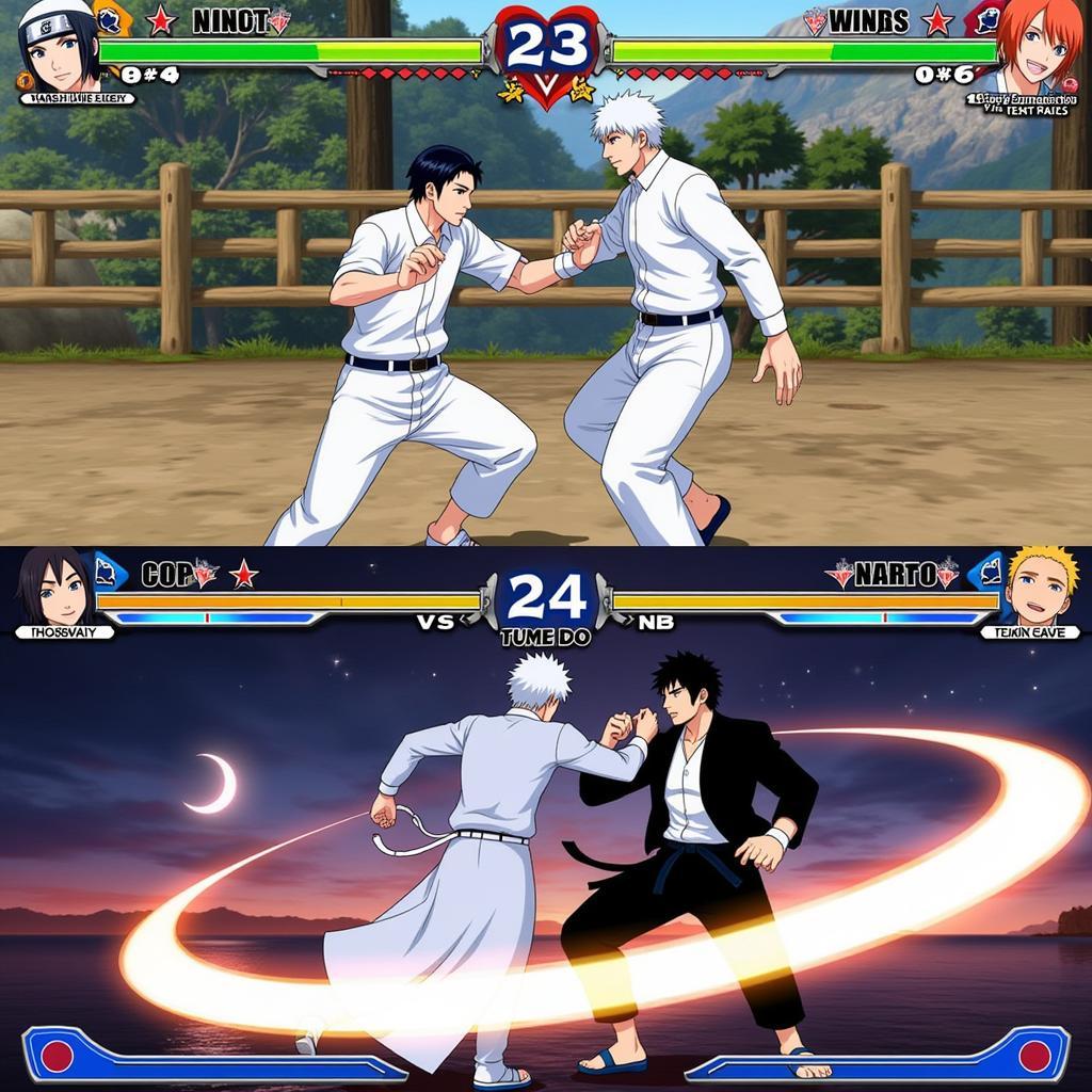 Bleach vs Naruto 24 Lối Chơi