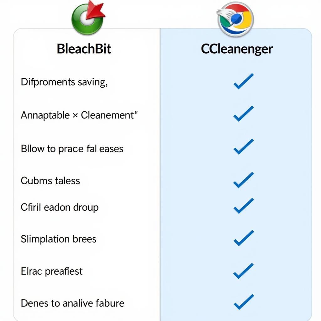 So sánh BleachBit và CCleaner