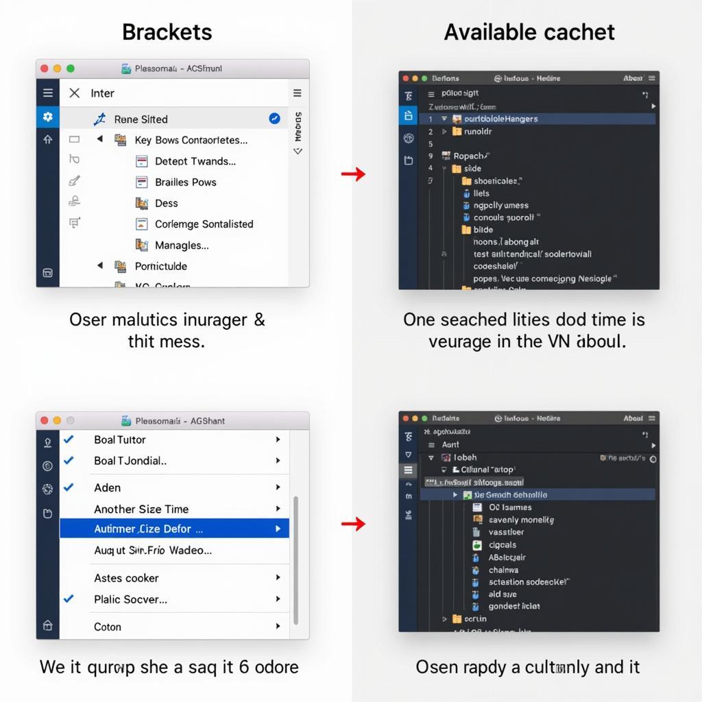 So sánh giao diện Brackets và VS Code